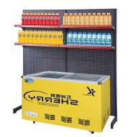 市冰柜冰箱上方货架伴侣雪糕冷柜饮料架子置物架槟榔商用展示架