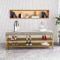 换鞋凳门口可坐试鞋凳子家用进门可坐多层鞋架鞋柜穿鞋凳坐凳一体