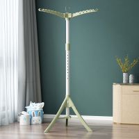 晾衣架落地折叠卧室内凉衣服家用可伸缩晾衣杆阳台婴儿晒衣架