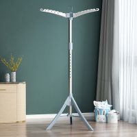 晾衣架落地折叠卧室内凉衣服家用可伸缩晾衣杆阳台婴儿晒衣架