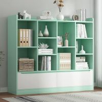 书架置物架落地多层简易网红书柜学生高中生阅读收纳架家用储物柜