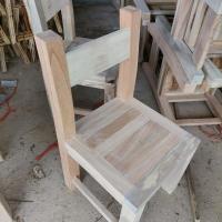 老船木靠背餐椅餐桌椅子单独实木家用简约现代单个木椅子木头椅子