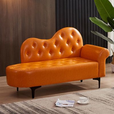 贵妃椅沙发卧室美人榻皮美式酒店宾馆懒人沙发椅单人欧式小奢华