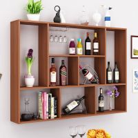 简约现代墙上壁挂酒架柜展示架摆件装饰品客厅餐厅墙上酒柜置物柜