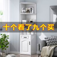 角柜墙角三角柜转角新款客厅卧室拐角简易落地多功能书架置物架子