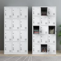 工厂员工更衣柜四门宿舍储物柜六门浴室换衣柜子带锁24门铁皮鞋柜