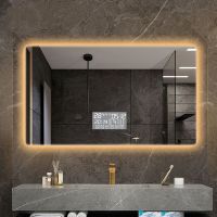 九牧王北欧智能镜子led灯卫生间浴室镜防雾防爆触摸屏化妆镜壁挂