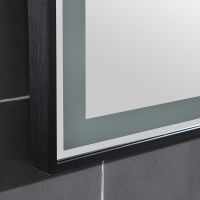 铝合金边框智能浴室镜led带灯卫浴镜壁挂除雾放大化妆卫生间镜子