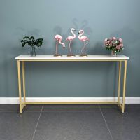 玄关桌子靠墙暖气片窄桌铁艺走廊入户过道床边夹缝桌子长条玄关台