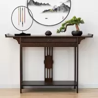 新中式玄关柜玄关小条案条桌端景台柜窄长条供桌条几桌子靠墙家用