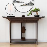 新中式玄关柜玄关小条案条桌端景台柜窄长条供桌条几桌子靠墙家用