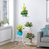 铁艺多层花架落地式多功能室内多肉花盆架欧式客厅阳台花架子绿萝