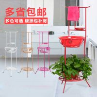 洗脸盆架子落地不锈钢家用简易脸盆架大号盆架老式农村洗脸架