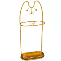 招财猫欧式铁艺家用雨伞架长柄短柄折叠收纳架放伞桶伞架雨架子