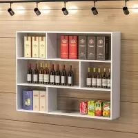 简约壁挂式酒架创意多层置物架餐厅饭店陈列柜酒柜