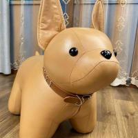 法斗狗动物凳子创意卡通摆件坐凳法斗犬换鞋凳法斗凳婚庆网红板凳