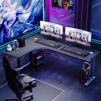 转角电竞桌双人台式电脑桌家用书桌卧室写字办公桌游戏桌椅组合装