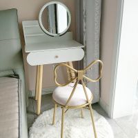 网红梳妆台化妆桌子椅子一套卧室少女房间现代简约小型镜子化妆柜