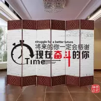 屏风隔断客厅实木布艺折叠屏风酒店餐厅家用布艺折屏