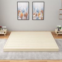 简易实木床1.5米榻榻米无床头1.2米地台床1.8米现代单双人矮床1米