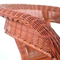 阳台藤桌藤椅三件套现代简约户外休闲方桌圆桌铁艺桌茶几组合