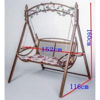新款双人铁艺秋千吊床摇摇床庭院秋千室内外儿童成人吊篮户外摇篮