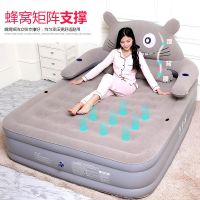 气垫床家用户外单双人自动充气床垫便携加厚防潮地铺卡通折叠午休