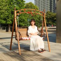 七夕礼物双人秋千吊椅摇椅室内阳台成人儿童户外铁艺家用秋千豪华