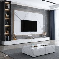 轻奢岩板茶几电视柜组合客厅新款2021现代简约小户型家用电视机柜