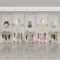 铁艺服装店展示架组合衣架男女装童装上墙衣架壁挂式正挂侧挂衣架