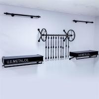 服装店展示架上墙女童装货架正侧挂壁挂式组合衣架服装架子