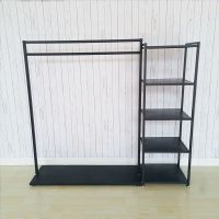 服装店衣架展示架男女童装店简约衣架侧挂陈列组合置物架落地中岛