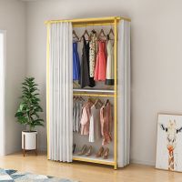 衣架落地卧室家用简易衣服架出租屋衣帽架服装店衣服展示架挂衣架