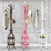 网红款衣帽架落地卧室简约现代铁艺挂衣架门厅大衣架室内衣服架子