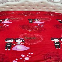 处理网红同款布头家用整块格子印花布料可做床单被罩柔软亲肤