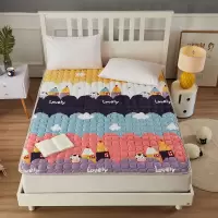 保暖法莱绒床垫床垫家用1.5米可机洗水洗双人床宿舍床0.9米宽