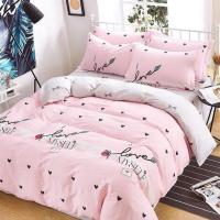 棉四件套家用全棉斜纹床上用品被套宿舍床单网红三件套