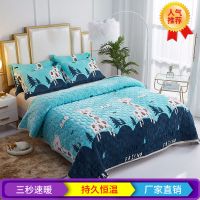 冬季加厚盖毯多尺寸速暖珊瑚绒毯子法兰绒毛毯单人双人盖毯床单