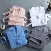 酒店睡衣男女浴衣棉毛巾料汗蒸服加厚长款情侣全棉吸水速干浴袍
