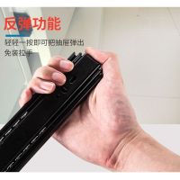 反弹抽屉轨道三节轨按弹式键盘托架触碰导轨自弹滑轨滑道