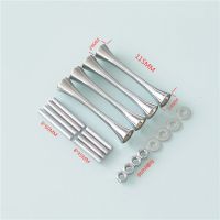 五金配件铝合金不锈钢茶几腿支撑腿铝盘铝柱底脚垫吊杆玻璃茶几