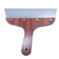 贴壁纸墙纸墙布壁画裁刀铲刀施工工具木柄加厚不锈钢板刮板