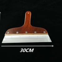 贴壁纸墙纸墙布壁画施工工具裁刀铲刀木柄加厚不锈钢板