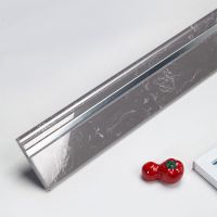 轻奢铝合金人造大理石踢脚线客厅地脚线简约瓷砖脚线石材装饰墙贴