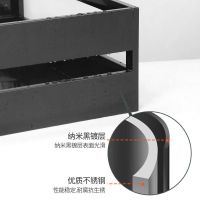 橱柜拉篮抽屉式双层304不锈钢厨房调料拉蓝自制收纳加厚碗篮子