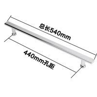淋浴房拉手304不锈钢一字型移门把手浴室玻璃门拉手卫生间440孔距