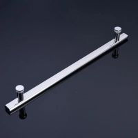 淋浴房拉手304不锈钢一字型移门把手浴室玻璃门拉手卫生间440孔距