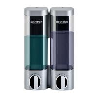 免打孔壁挂式手按单双头皂液器酒店洗发水沐浴露洗手液瓶盒