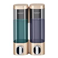 免打孔壁挂式手按单双头皂液器酒店洗发水沐浴露洗手液瓶盒