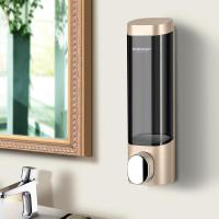 免打孔壁挂式手按单双头皂液器酒店洗发水沐浴露洗手液瓶盒